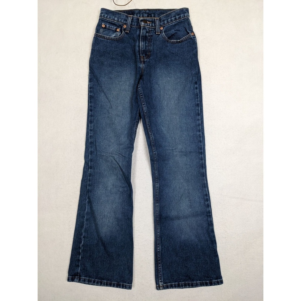 Jordache Womens Ankle Flare Jeans Size 3 / 4 Cotton‎ Blue Denim
